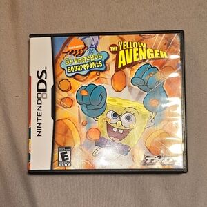 Spongebob Squarepants The Yellow Avenger Nintendo DS Game *Complete*